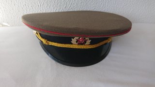 Gorra de plato ejército soviético militar
