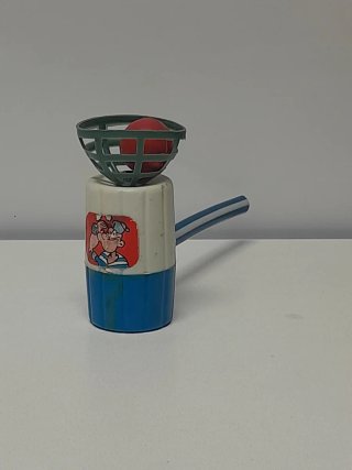 Antiguo juguete Lanzabolas Popeye