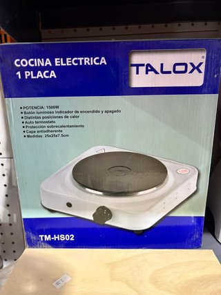 Cocina Eléctrica Talox 1 Placa 1500W