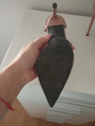 Zapatos de tacón nude talla 39