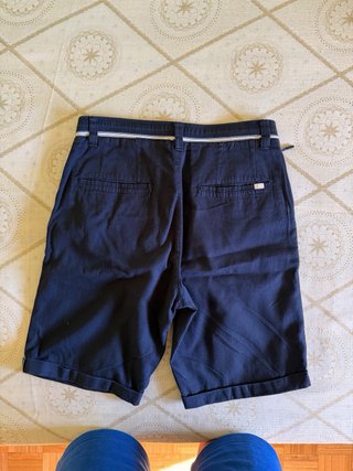 Bermudas Zara Azul Marino Talla XS