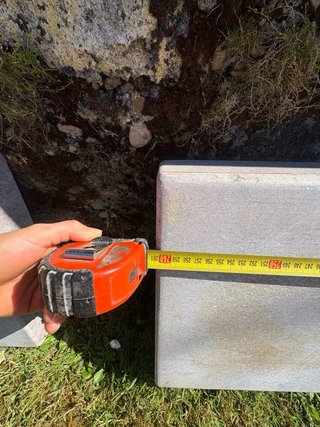 Losa de piedra para banco precio/ud