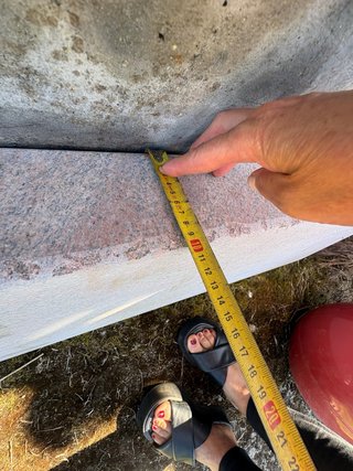 Losa de piedra para banco precio/ud