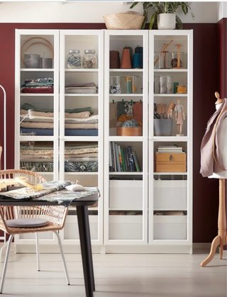 Puerta Oxberg - IKEA cristal, color blanco