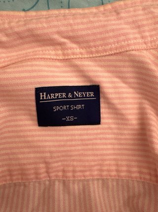 Camisa Harper & Neyer Rayas Rosas Talla XS