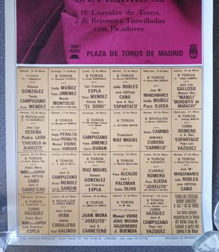 Lote Carteles Toros