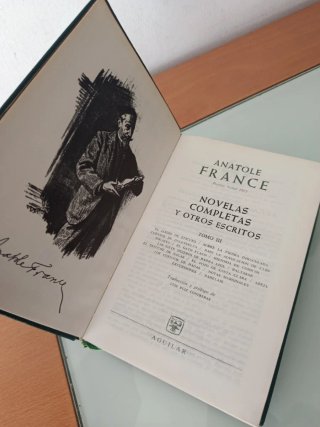 ANATOLE FRANCE OBRAS COMPLETAS AGUILAR