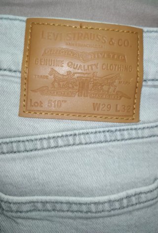 Jeans Levi's 510 W29 L32 Gris Claro