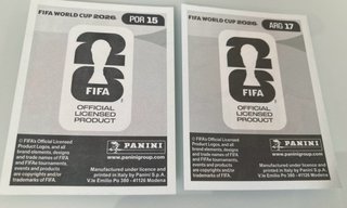 Cromos Mundial 2026 Ronaldo, Messi, Dorado.