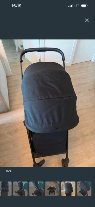Silla de paseo mas capazo Joolz Hub 2 Negra