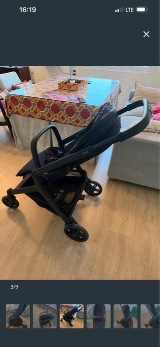 Silla de paseo mas capazo Joolz Hub 2 Negra
