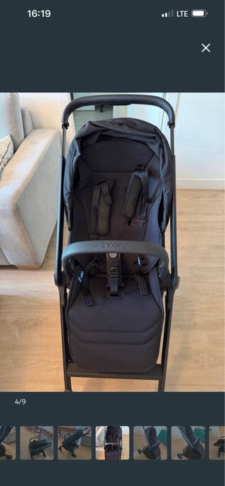 Silla de paseo mas capazo Joolz Hub 2 Negra