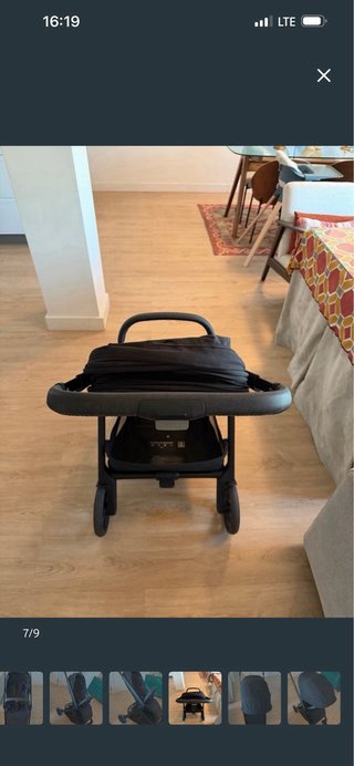 Silla de paseo mas capazo Joolz Hub 2 Negra