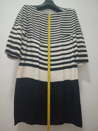 Vestido Zara Rayas Talla M