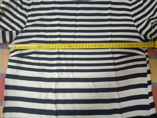 Vestido Zara Rayas Talla M