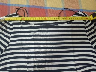Vestido Zara Rayas Talla M