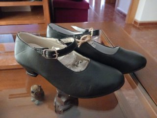 Zapatos de Flamenco Negros talla 34