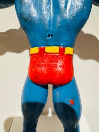 Superman Comics Spain 1992 Figura Goma Flexible