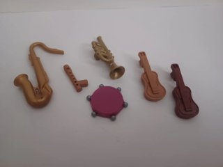 Playmobil instrumentos musicales