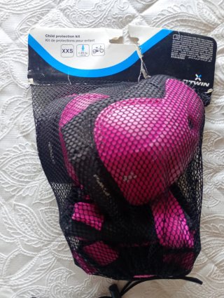 Protecciones Patinaje Decathlon Niños Rosa