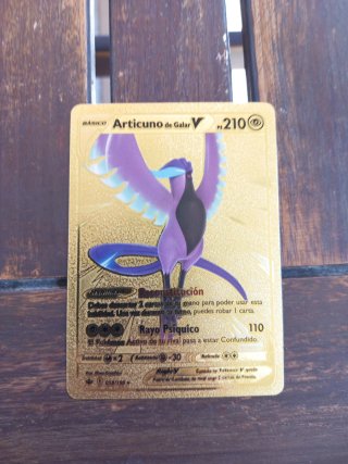 Cartas pokemon doradas y originales