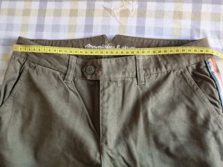 Roxy Pantalón Chino Verde Talla M