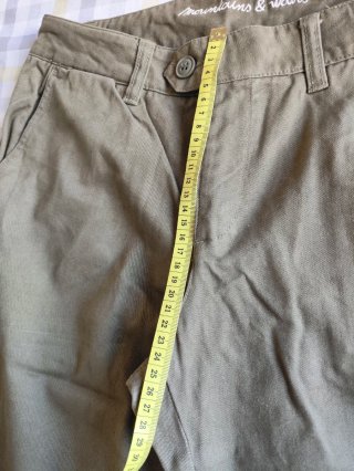 Roxy Pantalón Chino Verde Talla M