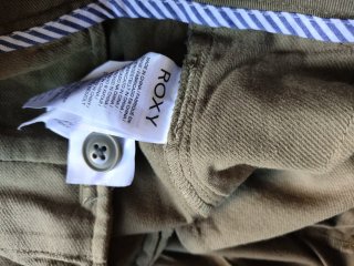 Roxy Pantalón Chino Verde Talla M