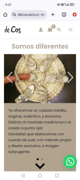 Sandalias Esparto Ibicenca Talla 38 Brillantes