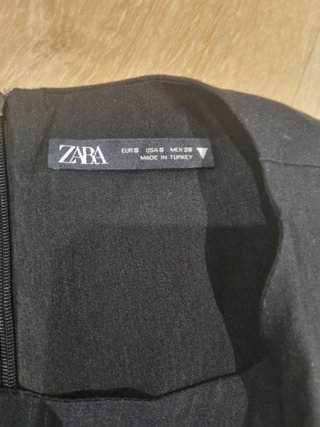 Vestido Zara Negro Talla S