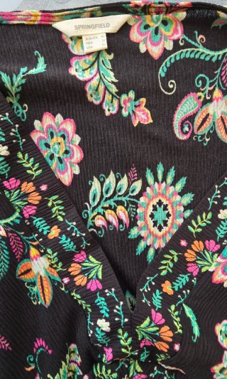 Vestiti Springfield Nero Multicolore