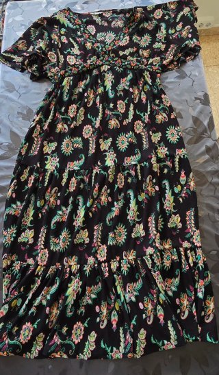 Vestiti Springfield Nero Multicolore