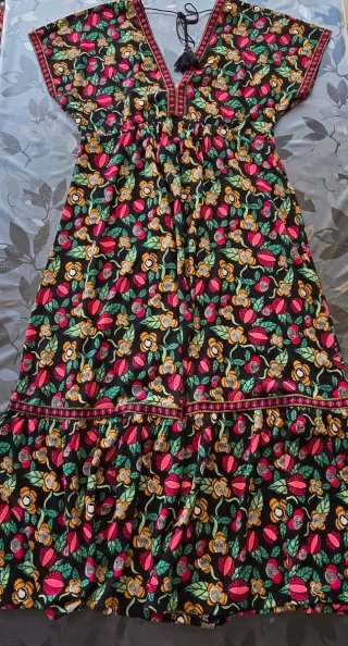 Vestiti Springfield Nero Multicolore