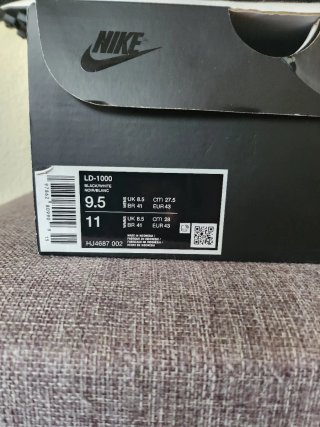 Zapatillas Nike LD 1000 Negras y Blancas
