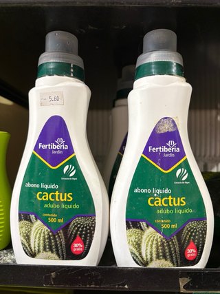 Fertiberia Cactus Abono Líquido 2x500ml