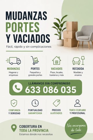 Portes Mudanzas y Vaciados en  Palencia