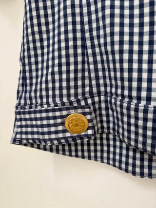 Top Moschino Jeans Vichy Blu/Bianco