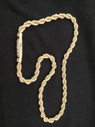 Cordon baño de oro 14k