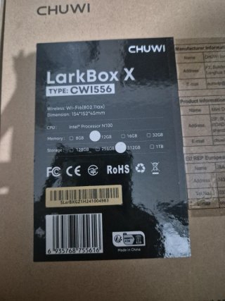 Mini PC CHUWI UBox AMD R5 12 GB DDR5 512GB