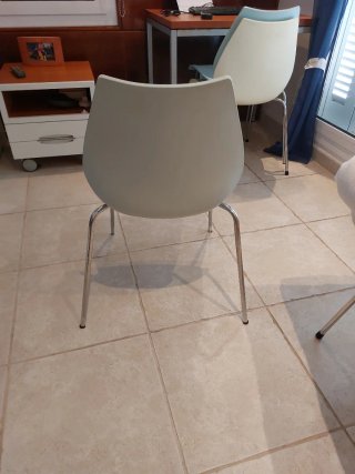 Silla Maui azul Plástico