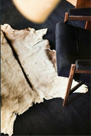 Alfombra Kilim Espiga Negro 3x3