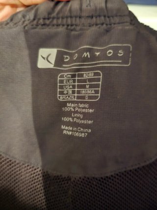 Pantalones Domyos Negro Talla L