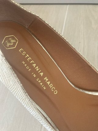 Zapatos de tacón Estefania Marco color champán