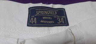 Pantalón corto Springfield T44 Blanco