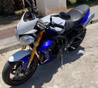 Triumph Street Triple 675 Azul/Blanco/Negro