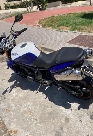 Triumph Street Triple 675 Azul/Blanco/Negro