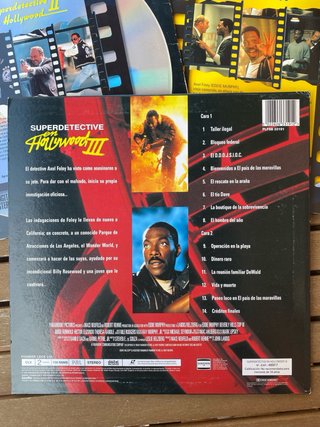 Trilogía Beverly Hills Cop Laserdisc Eddie Murphy