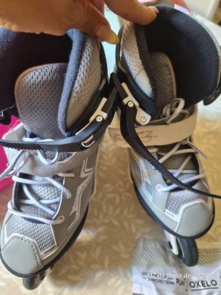 Patines Oxelo y juego de protecciones XS