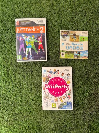 Nintendo Wii + 3 giochi + accessori