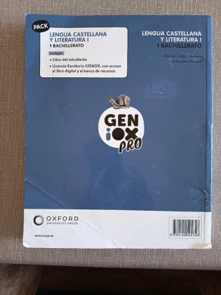 Lengua castellana y literatura I. Libro del est...